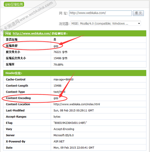 GZip压缩检测