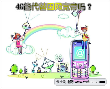 3G/4G不能代替固网宽带