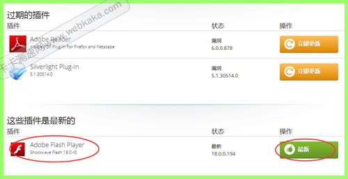 flash插件已更新
