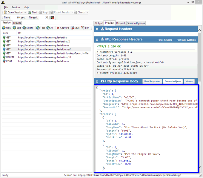 格式化后 JSON 的实际外观