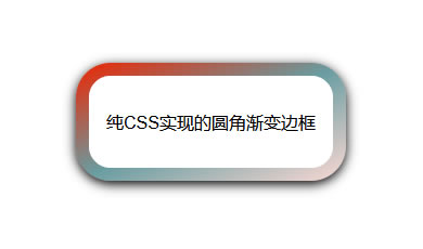 一款纯CSS实现的精致好看的圆角渐变边框