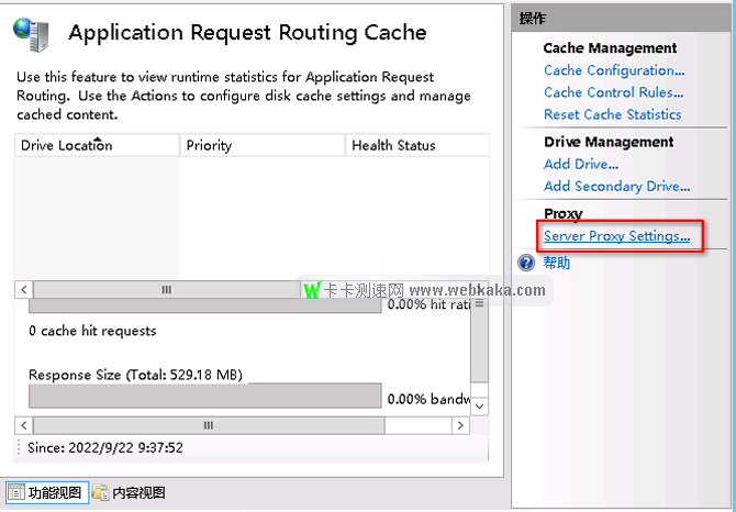  点击“Server Proxy Settings...”