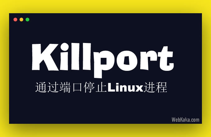 使用Killport停止Linux特定端口的进程
