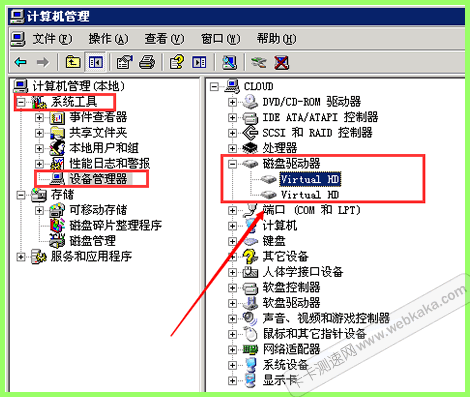 云主机磁盘驱动器