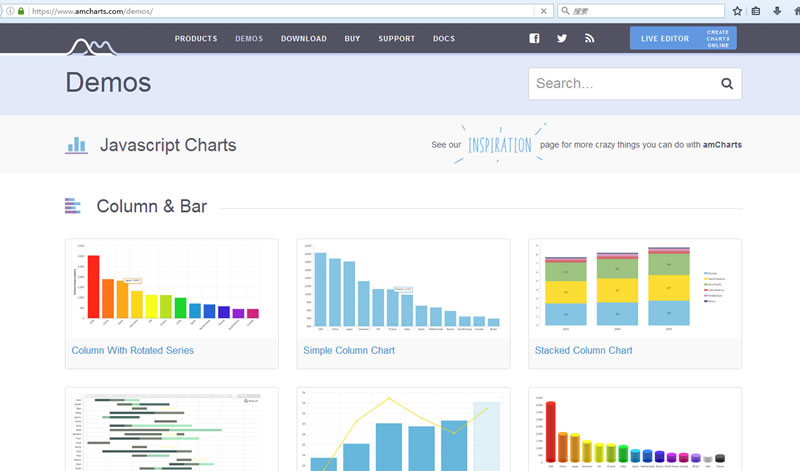 网站\/报表作图4大插件 echarts\/highcharts\/amcharts\/FusionCharts - 网站运营_卡卡网